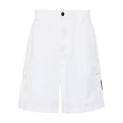 Hvide Denim Shorts