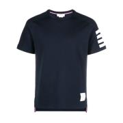 Blå 4-Bar T-shirt og Polo