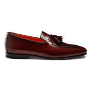 Læder Tassel Loafer Sko