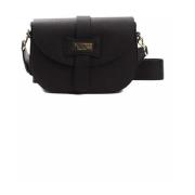 Elegant Crossbody Taske med Logo Foring