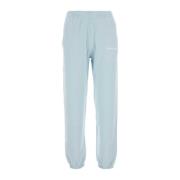 Pastel Blå Logo Joggers