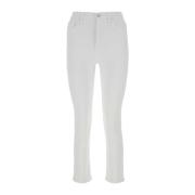 Luxe Vintage Hvid Bomuld Blend Jeans