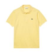 Gul Polo Shirt Ribbet Krave