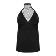 Elegant Halterneck Sleeveless Top