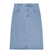 Denim Lily Cotton Nederdel