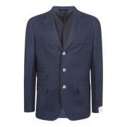 Blå Blazer Regular Fit SS24