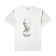 Statue Print Hvid T-shirt