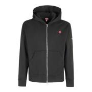 Blomstret Zip Hoodie