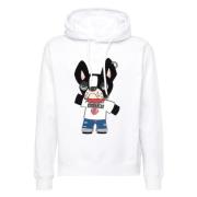 Hvid Felpa Sweatshirt