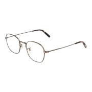 Klassiske firkantede metalstelbriller