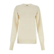 Luksus Elfenbens Cashmere Sweater