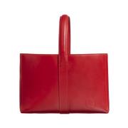 Léonore S rød lædertaske