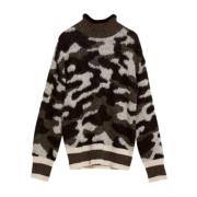 Camouflage Jacquard Sweater