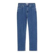 Højtaljede Straight Cut Jeans