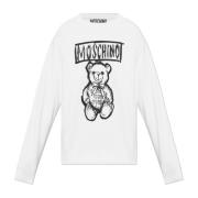 Sweatshirt med print