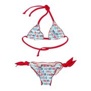 Multifarvet Logo Print Bikini