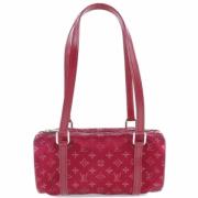 Pre-owned Satin louis-vuitton-tasker