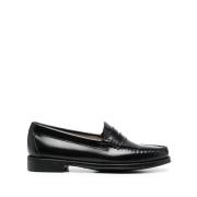 Sort Penny Loafer Flade Sko