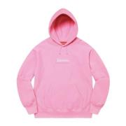 Begrænset udgave Box Logo Hættetrøje Pink