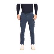 Velour Cargo Bukser Ekstra Slim Fit