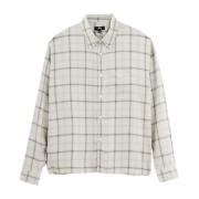 Shadow Plaid Rayon Skjorte