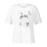 Glitrende Rhinestone T-shirt