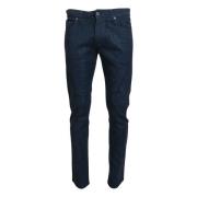 Stilfulde Blå Tapered Denim Jeans