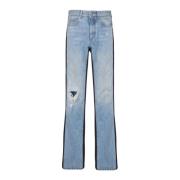 Løstsiddende denim og strik jeans