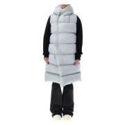 Lyseblå Puffer Vest