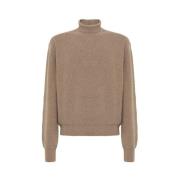 Uld Højhalset Sweater