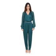 Elegant Grøn Jumpsuit til Kvinder