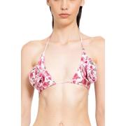 Pink Rose Triangle Swim Bra