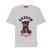 Bomuld T-shirt med Teddy Bear Print