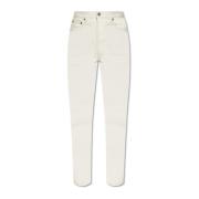 Jeans med tapered ben