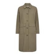 Quiltet Trench Coat Jakke Mermaid