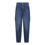 Cargo Jeans med store sidelommer