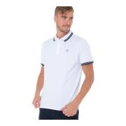 Broderet logo slim fit polo skjorte