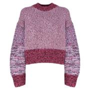 Runway Multicolor Crewneck Sweater Lilla Uld