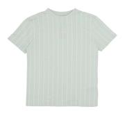 Stribet Crew Neck T-shirt Lyse Mint