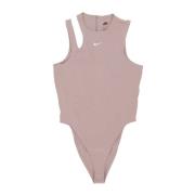 Essentiel Bodysuit Tank Diffused Taupe/Hvid