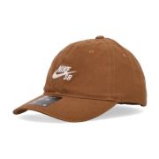 Buet skygge Skateboard Cap Lt Tan/Hvid