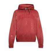 Rød Maling Splatter Logo Sweater