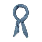 Gingham Wica Tørklæde Coronet Blue