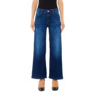 Højtaljet Cropped Flare Jeans