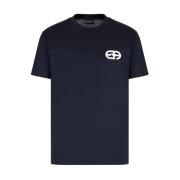 Kortærmet Logo Broderet T-shirt