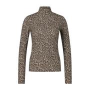 Sporty Langærmet Shirt med Animal Print