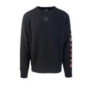 Broderet Logo Sort Sweater