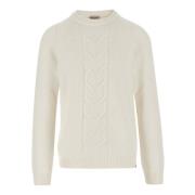 Kabelstrik Rund Hals Sweater