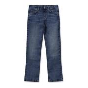 Flare Bottom Dark Blue Jeans