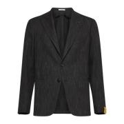 Brun Herringbone Blazer